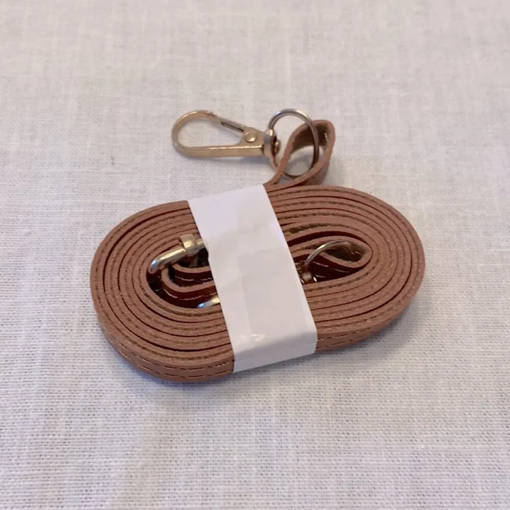 Crossbody Cell Phone Purse Bag Faux Brown Leather Zippered Compartment Closures - Picture 5 of 6